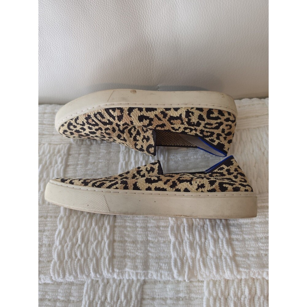 Rothy's Camo Cat Leopard Print Slip-On Shoes Sz 7 - Picture 4 of 4